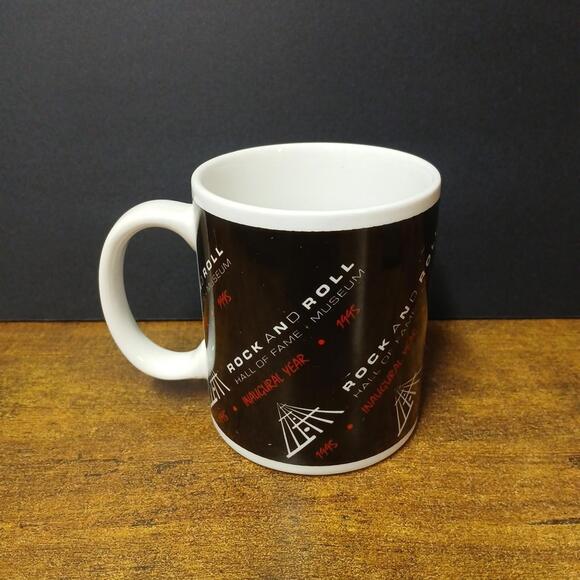 Vintage 1995 Rock & Roll Hall of Fame Inaugural Year Coffee Tea Mug - Picture 2 of 8